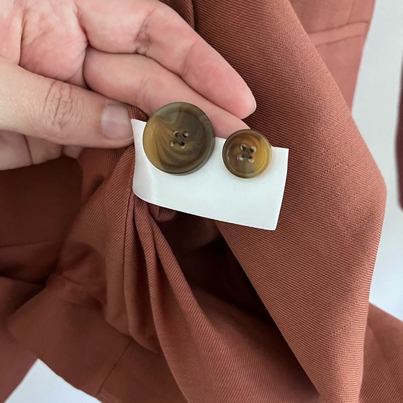 Everlane Terracotta Oversized Blazer - Picture 4 of 7